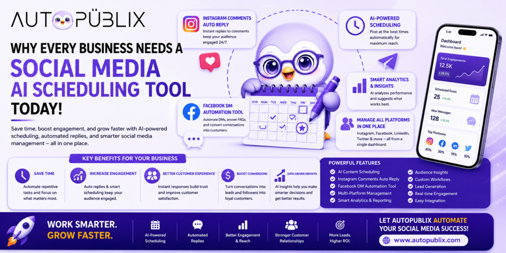 social media AI scheduling tool