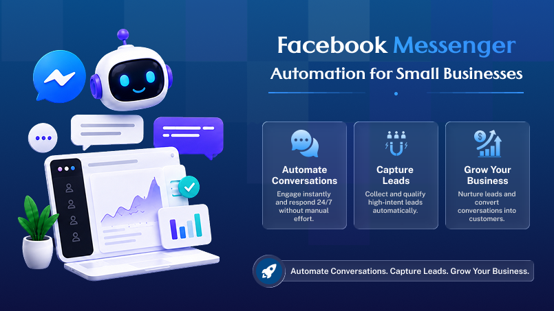 Facebook Messenger automation chatbot for small businesses